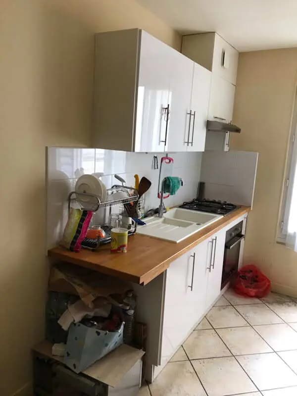 PARIS 19e·33m²·F1·Appartement·With furniture