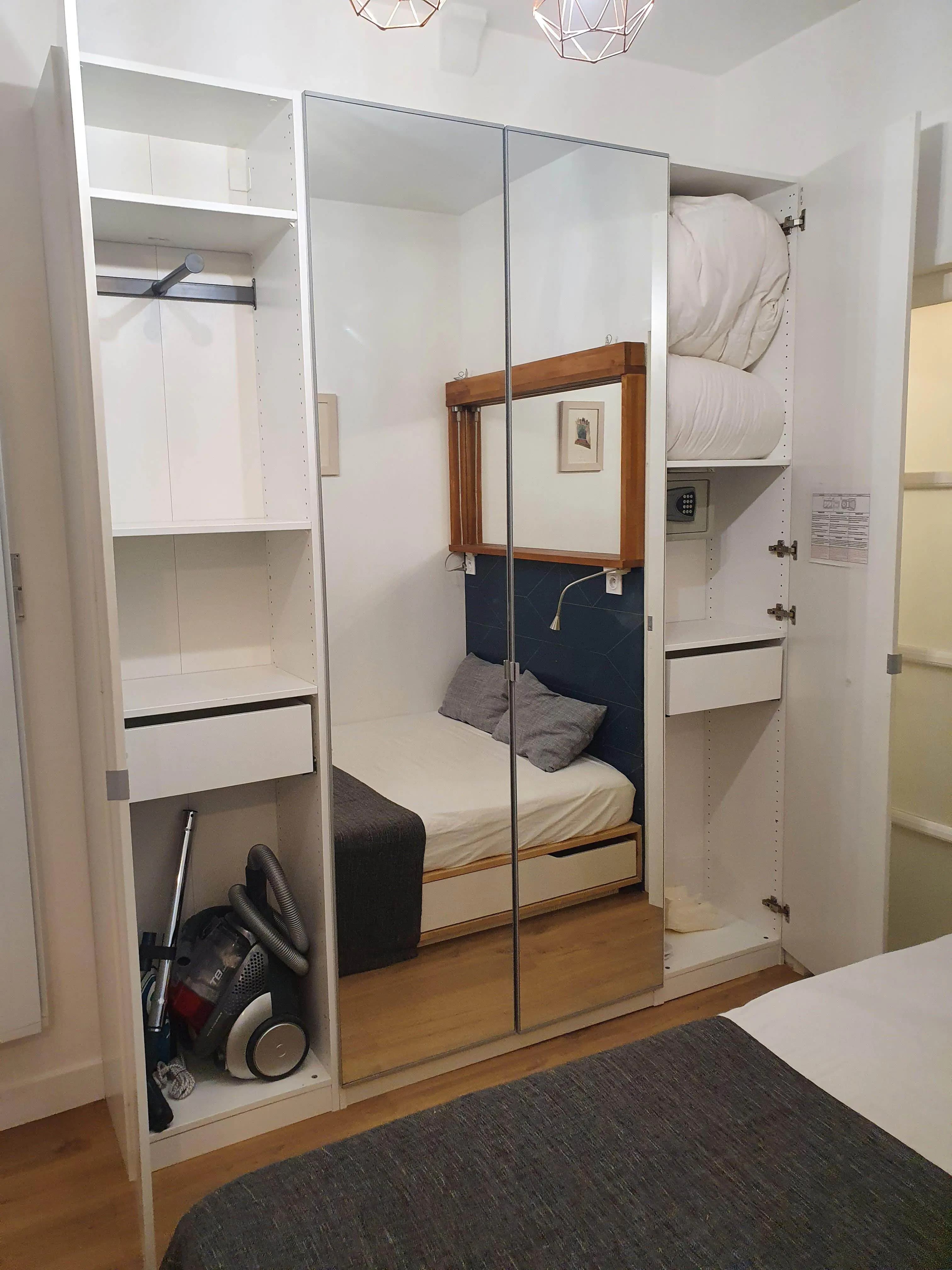 PARIS 16e·14m²·F1·Studio·With furniture
