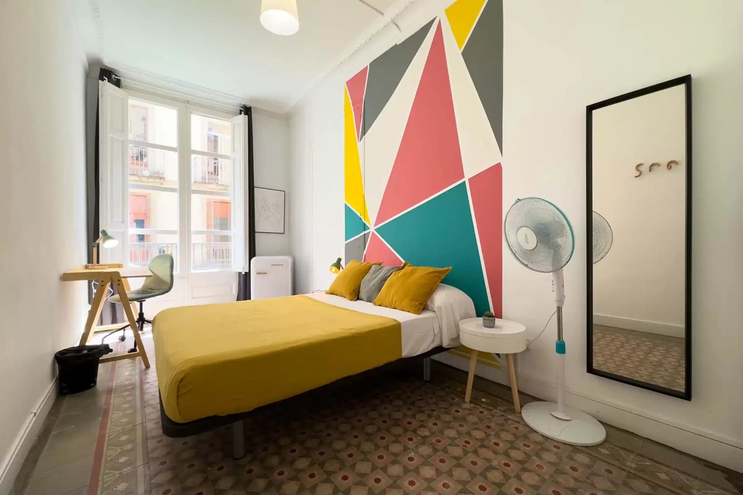 #84970: Room in a 2 Bedroom 1 Bathroom (Carrer De La Unió) - Bedroom