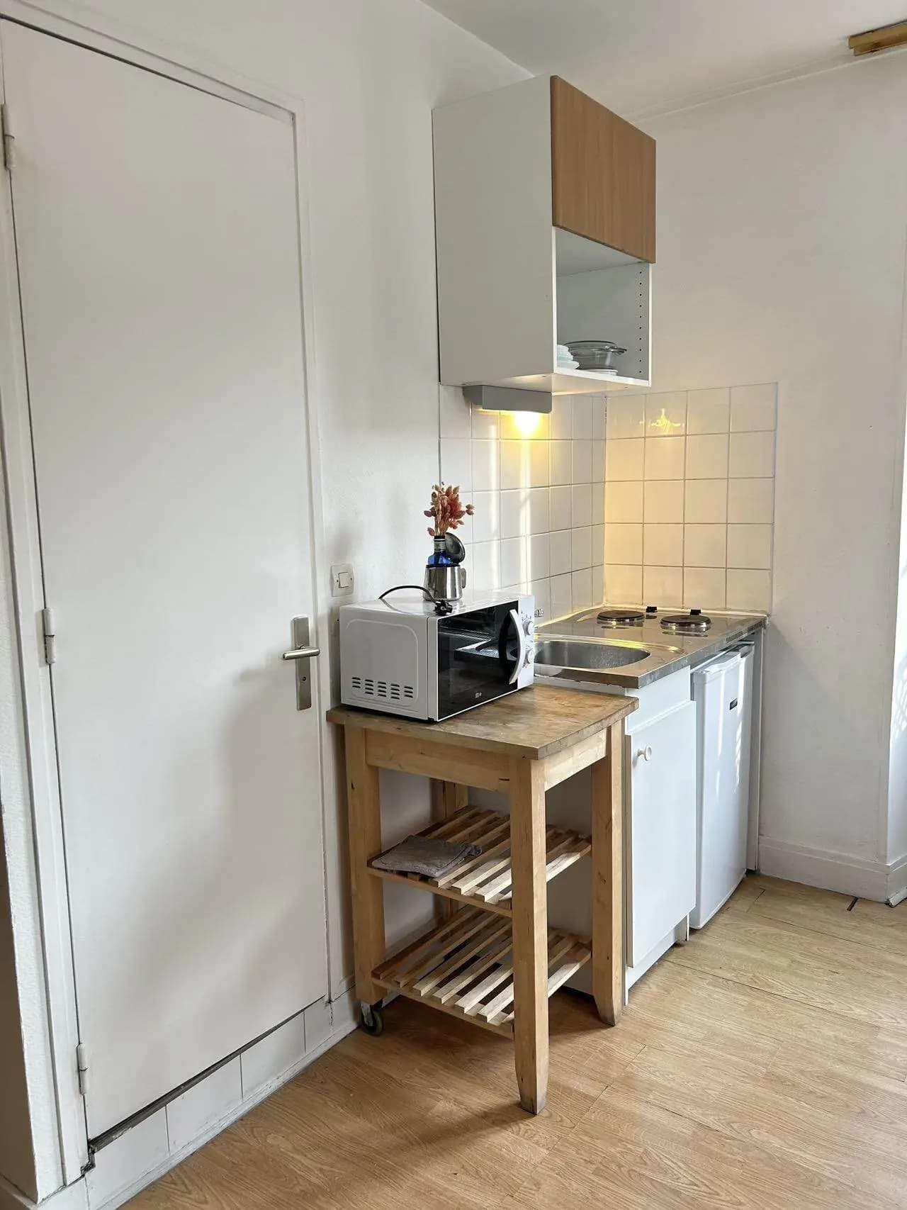 PARIS 15e·21m²·F1·Studio·With furniture