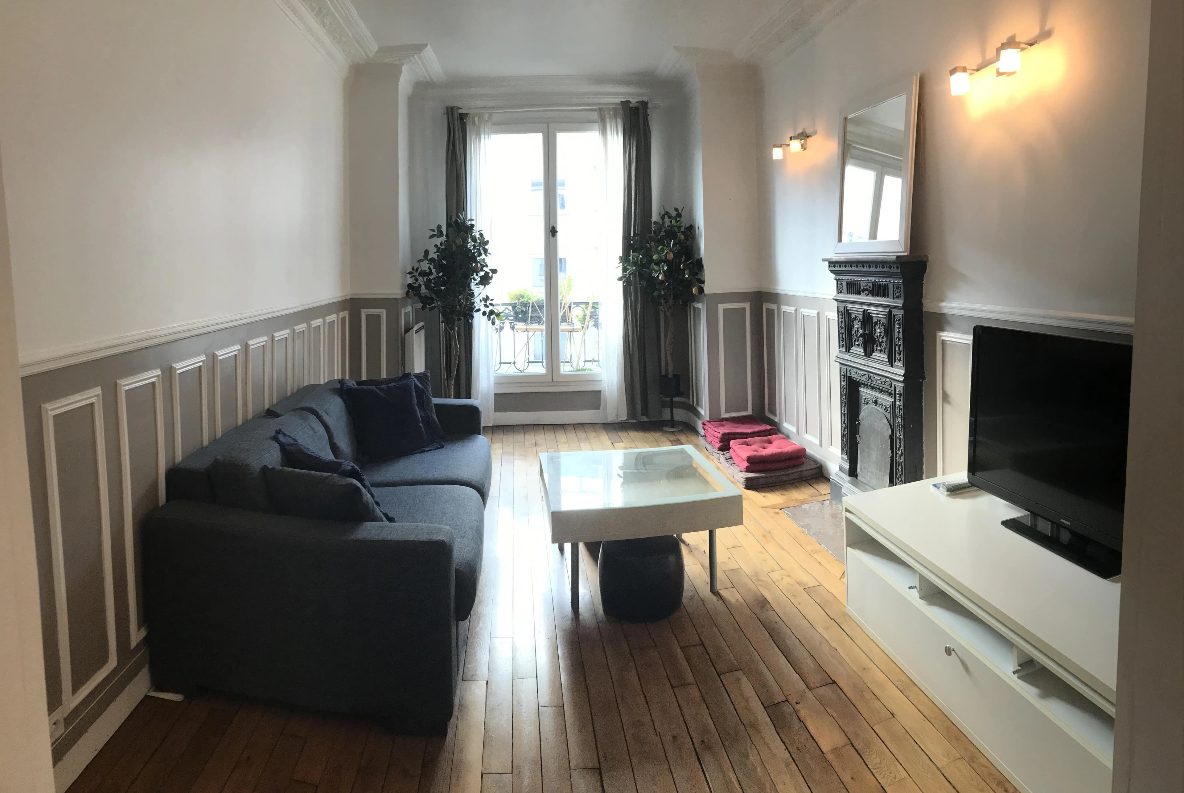 PARIS 15e·42m²·F2·Appartement·With furniture