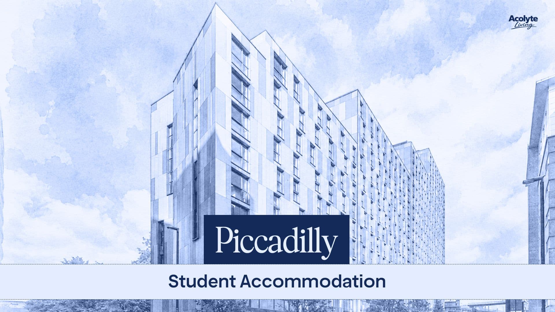 Piccadilly student accommodation featuring stylish modern residences with fully furnished rooms, secure facilities, high-speed Wi-Fi, comfortable study spaces, social amenities, and excellent access to universities, public transport, shopping, restaurants, and entertainment in the city centre.